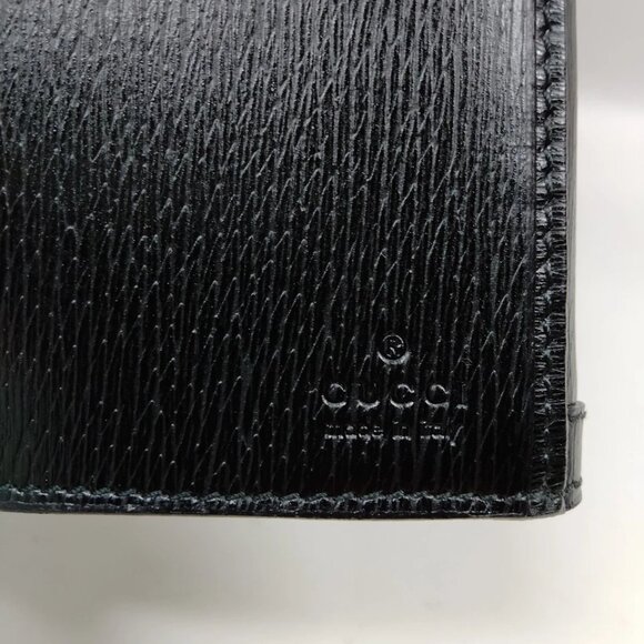 Gucci Long Wallet Black Leather 280-081825 - Picture 9 of 9